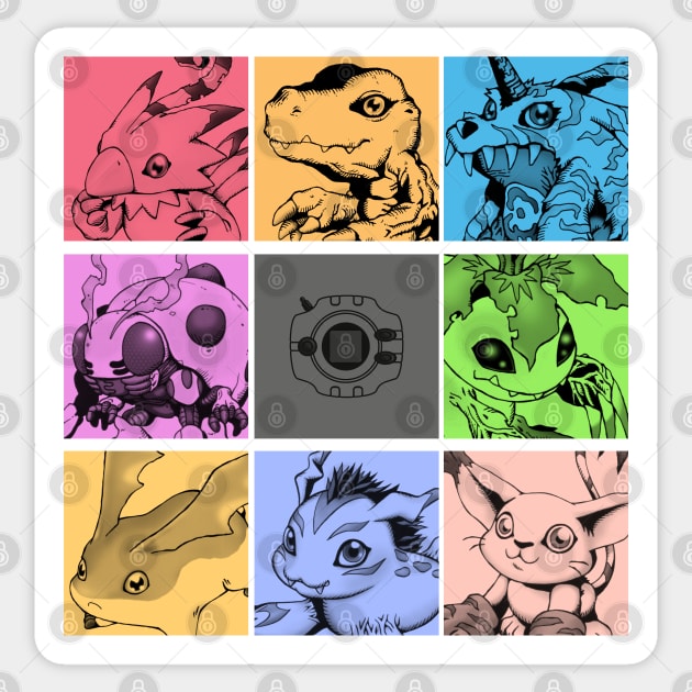 digimon adventure Sticker by DeeMON